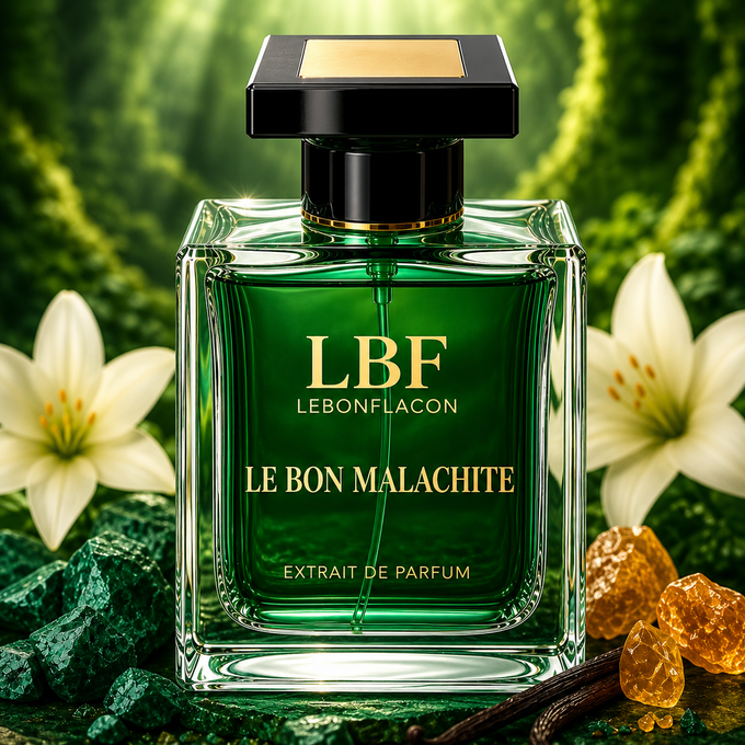 LE BON MALACHITE – Extrait de parfum longue tenue LEBONFLACON