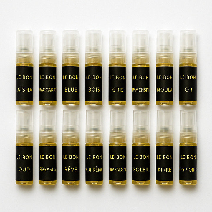 Pack Découverte 16 Échantillons 2ml – LEBONFLACON