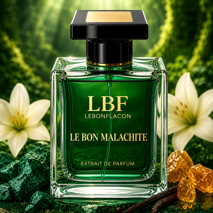 LE BON MALACHITE – Extrait de parfum longue tenue LEBONFLACON